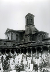 San Cristoforo prima delle distruzioni causate dai bombardamenti, Vecchi, ante 1945. 17,9x24 cm