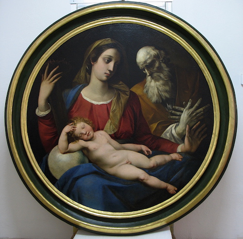 Giuseppe Cesari detto il Cavalier dArpino, Sacra Famiglia (1627 circa), olio su tela, Ferrara, Museo della Cattedrale (dopo il restauro)